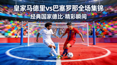 皇家马德里对阵巴塞罗那全场集锦视频封面图